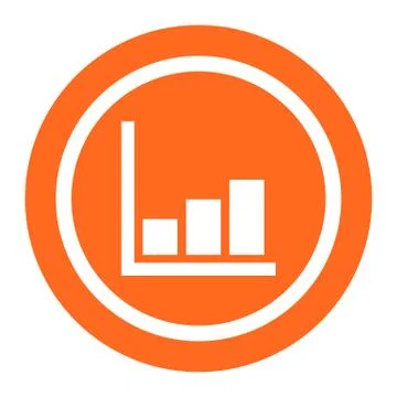 Growing histogram 스톡 일러스트