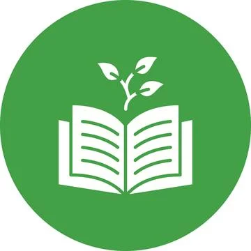 Growing Knowledge icon vector image. Stock Illustration