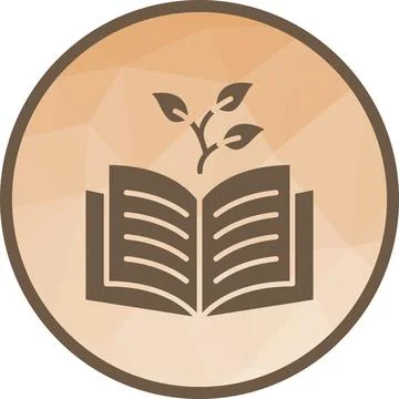 Growing Knowledge icon vector image. Stock Illustration