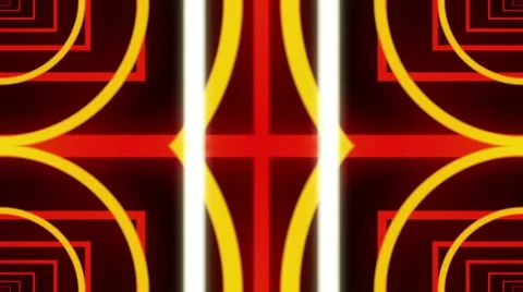 Growing lines and squares Stock Footage 46360656