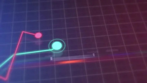Growing Lines Chart Infographics Animation. Company Growth Profits Success Data. Stock Footage 171788141