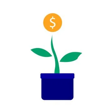 Growing Money Stock Illustration