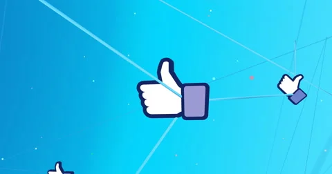 Growing net of likes Stock Footage 59170361