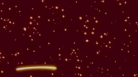 Growing New Year tree with falling snowflakes and stars Stock Footage 55859684