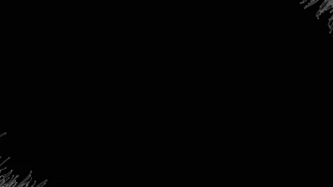Growing organic lines stretch toward each other. Stock Footage 120808248
