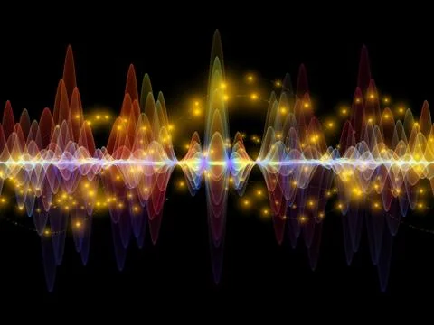 The Growing Oscillation Illustrazione stock