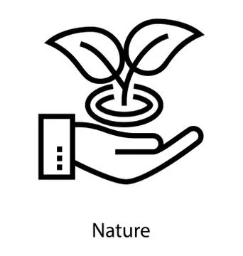 Growing Plant Conservation Stock Illustration