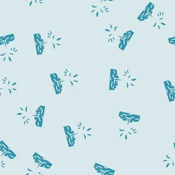Growing plant progress glyph seamless pattern Illustrazione stock