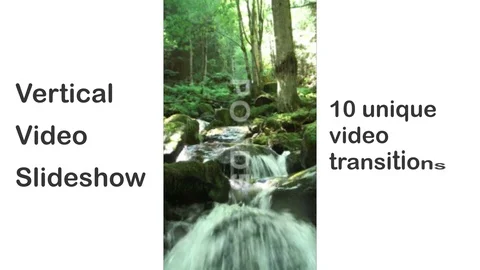 Growing Plant Vertical Video Slideshow Stock After Effects