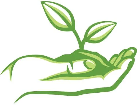 Growing Plants Stock Illustration