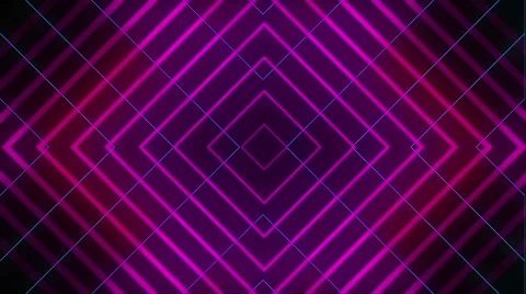 Growing purple squares Stock Footage 46361827