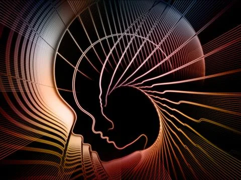 The Growing Soul Geometry Stock Illustration