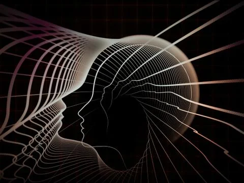 The Growing Soul Geometry Stock Illustration
