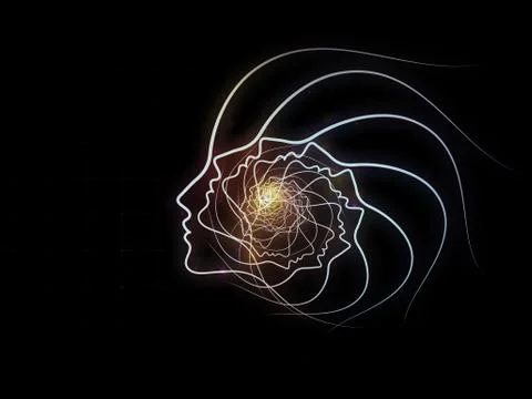 The Growing Soul Geometry 스톡 일러스트