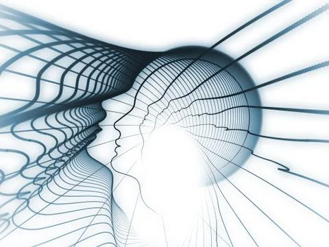 The Growing Soul Geometry Illustrazione stock