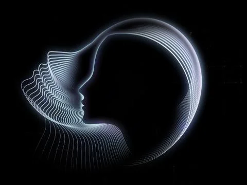 The Growing Soul Geometry Illustrazione stock