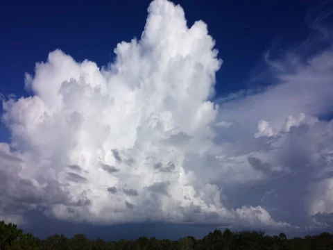 Growing Storm Pillar Time Lapse (2160p 23.976) Stock Footage 81079571