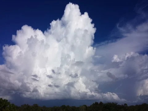 Growing Storm Pillar Time Lapse (2160p 29.97) Stock Footage 81079579