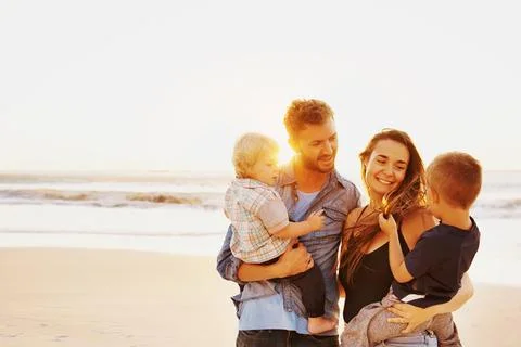 Growing up surrounded by love Stock Photos