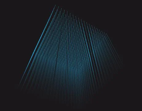 Growing technological lines, network data transmission Illustrazione stock