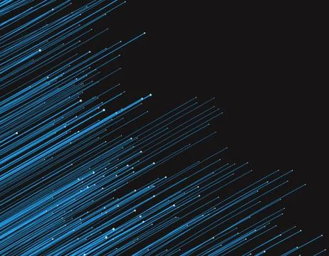 Growing technological lines, network data transmission Stockillustratie