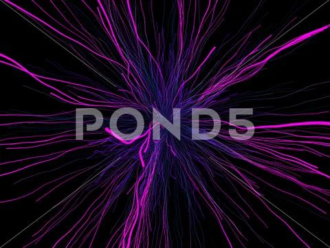 Growing tentacles abstract Stock-Illustration