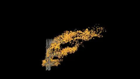 Growing Tree in a shape of a franc sign. Stock Illustration