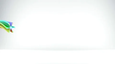 Growing twisted shape abstract 3D animation 4k UHD (3840x2160) Stock Footage 71475742