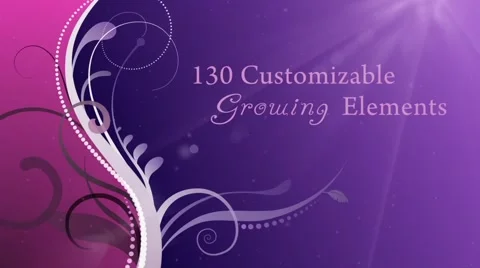 Growing Vines and Flourishes Stock After Effects