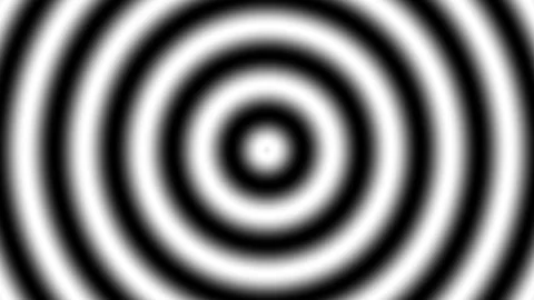 Growing White Circles for Concentric Rings Expanding Mask Video stock 139713181
