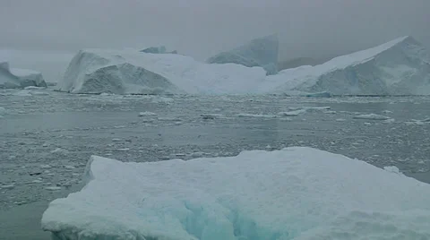 Growlers in the antarctic Stock Footage 36456299