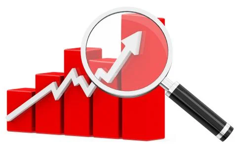 The growth analysis Stock Illustration