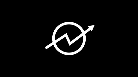 Growth and Progress Icon Analysis Stock Footage 332984272