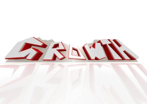 Growth block with reflection surface Stock Illustration