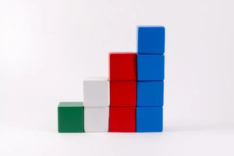 Growth Blocks. Stock Photos
