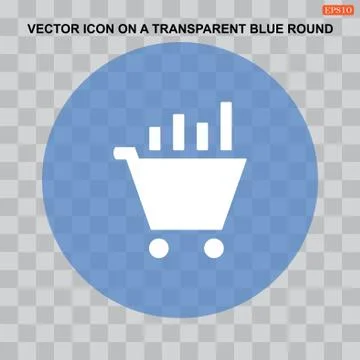 Growth of business Icon Vector flat design style Stock Illustration