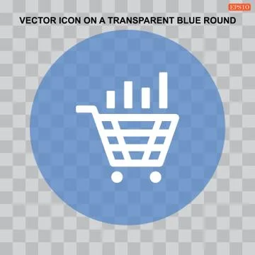 Growth of business Icon Vector flat design style Stock Illustration