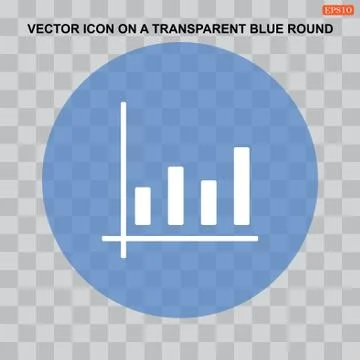 Growth of business Icon Vector flat design style Stock Illustration