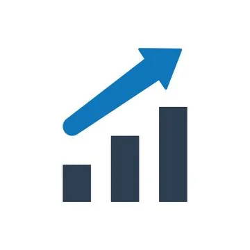 Growth Chart Icon Stock Illustration