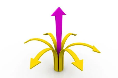 Growth chart Stock Illustration