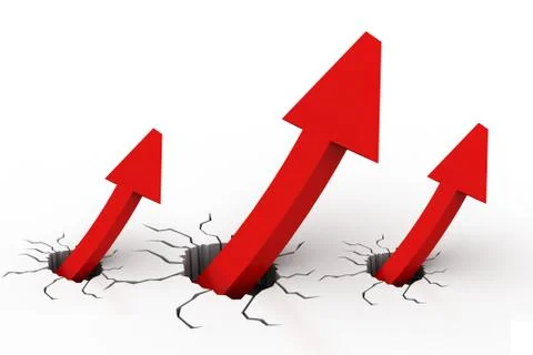 Growth chart Stock Illustration