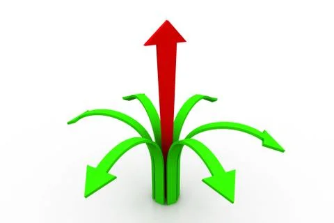 Growth chart Stock Illustration