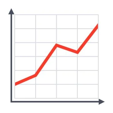 Growth Chart Illustration Stock Illustration