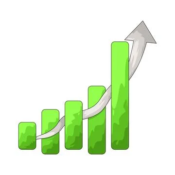 Growth chart illustration Illustration