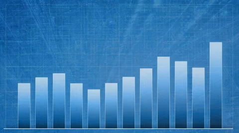 Growth chart. Infographic with growth graph. Finance or business background Video stock 64505873