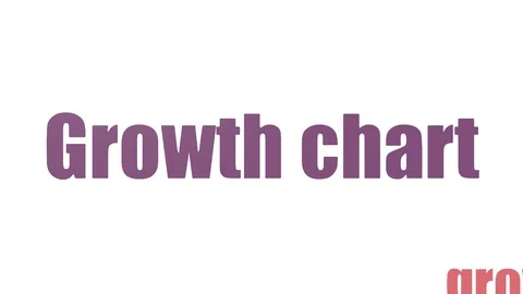 Growth Chart Tag Cloud Animated Isolated On White Stock Footage 107217770