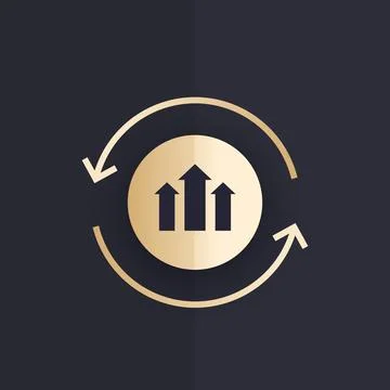 Growth cycle vector Stock Illustration