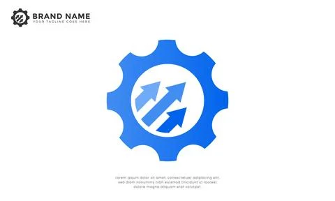 Growth Engine Logo Stock Illustration