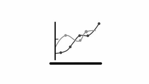 Growth graph of economic progress chart. Bars infographic. Stock Footage 233059457