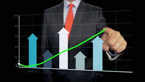 Growth  Graph  Stock Footage 202141423